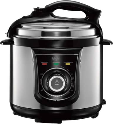 Panela de Pressão Elétrica Elgin 4 Litros Segura e Prática 840W 110V