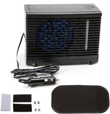 Leolarmen Ventilador De Ar Condicionado Automotivo 12V, Resfriamento Portátil, Acendedor Cigarros, Mini Refrigerador Água Evaporativa