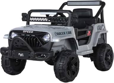 Carrinho Elétrico Infantil Mini Jipe Ride On 12v Maxi Toys (Cinza)