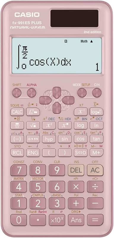 Calculadora Científica, Casio, FX-991, Esplus-PK, 417 Funções, Rosa