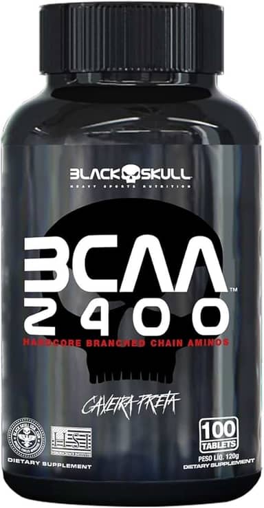 Bcaa 2400 - 100 Tabletes - Black Skull, Black Skull