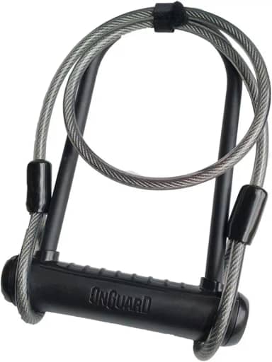 Cadeado Onguard Neon 8154 U-lock Preto Cabo Bike Moto Bicicleta