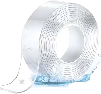 Super Fita Mágica Nano Gel Dupla Face – Fixação Forte, Reutilizável, Lávavel e Transparente - Adesão Extrema, Sem Danificar Paredes Anti-Escorregamento - Para Casa e Escritório Aréa Externa/Interna.