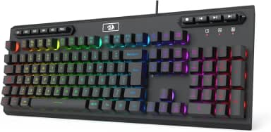 Teclado Gamer Redragon Aditya, Membrana, RGB, ABNT2 - K513-RGB PT - Preto