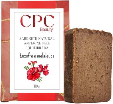 Sabonete Natural de Enxofre e Melaleuca Pele Equilibrada e Sem Acne CPC Beauty (1)