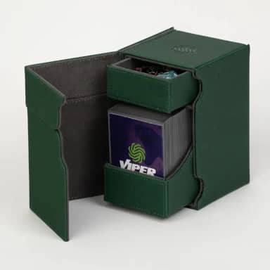 Deck Box Torre 100+ Para Card Game Premium Viper (Verde)