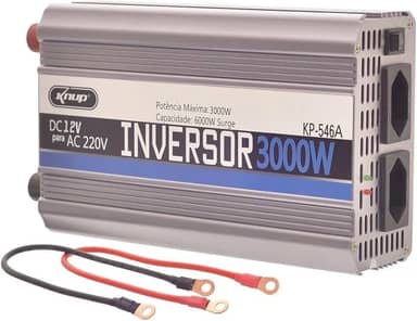 Inversor de Tensão Veicular 3000w 12v pra 220v - knup