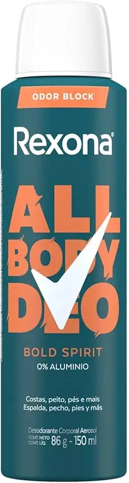 Rexona All Body Desodorante Aerossol Bold Spirit 150ml