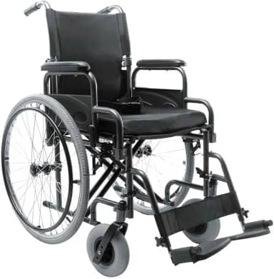 CADEIRA DE RODAS D400 AÇO -120KG - T44