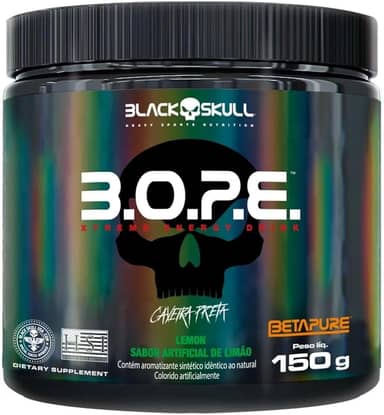 Pré Treino B.O.P.E 150g - Limão - Black Skull
