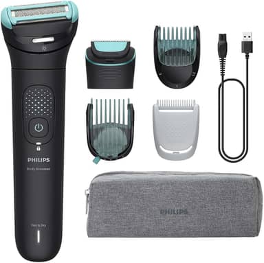 PHILIPS Aparador e raspador de pelos do corpo, à prova d’água, Bivolt, BG7470/15