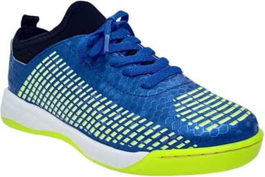 Chuteira Futsal Elástico Cadarço Confortável Infantil Menino Tamanho:29;cor:amarelo