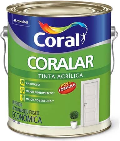 CORALAR ACRÍLICO MAIS DESEMPENHO MARFIM 3,6L - CORAL