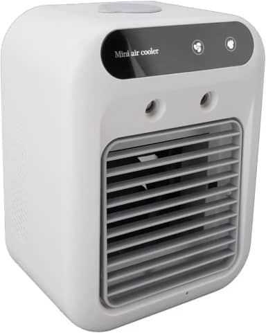 Ar Condicionado Portátil Profissional Resfriamento Eficiente de Resfriamento Duradouro 500 Ml Tanque de água Pequeno Resfriador de Ar para Quarto Carro Acampamento Carro Pequeno