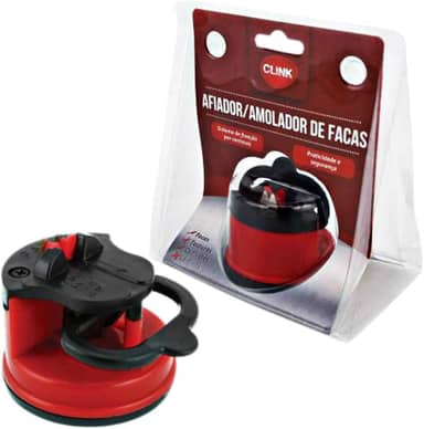Amolador Faca Afiador Tesoura Profissional Ventosa Canivete