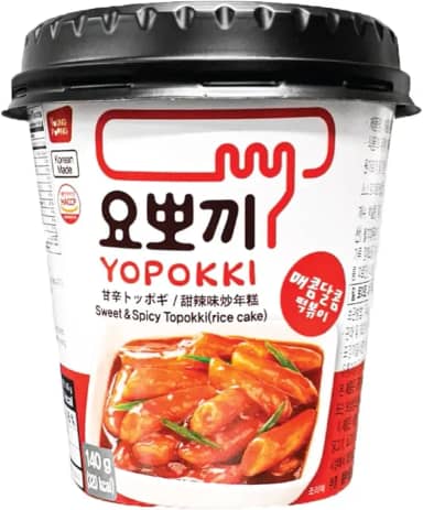 Bolinho de Arroz Yopokki Coreano Sabor Picante 100G Young