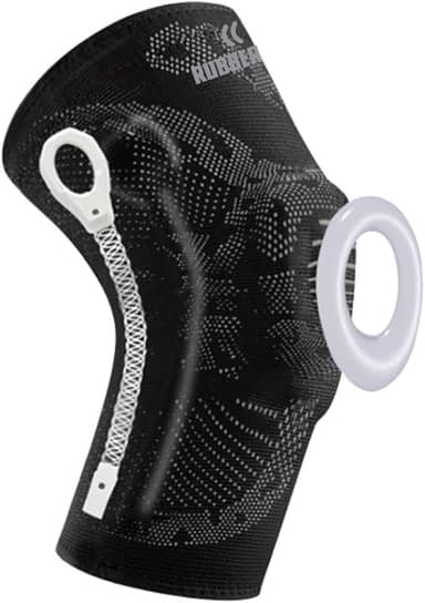 Joelheira de Compressão Profissional Snake para proteção e recuperação do joelho Premium Rubber Fit (GG)