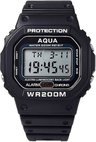 Relógio Digital Masculino Aqua 200M Prova D'água Original