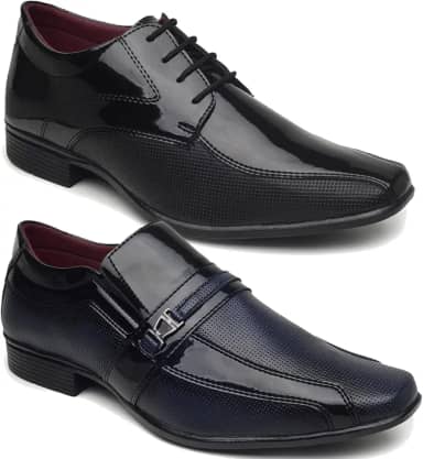 KIT SAPATO SOCIAL MASCULINO ESTILO ITALIANO 2 PARES 101/107