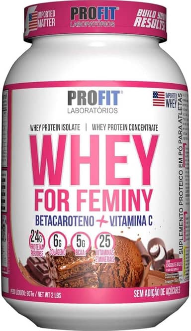 Profit Whey For Feminy Chocolate Ao Leite 907G