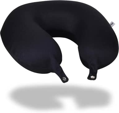 Travesseiro de pescoço para viagem Nasa Voyage Dry Preto - Linha Oficial dos Aeroportos - Nap