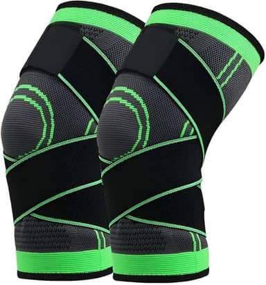 Kit 2 Joelheira Ortopédica de Compressão Ajustável Para Articulação Alivia Dores Prevenção e Recuperação Esportiva no Joelho Ideal para Dores e Atividades Esportivas Tamanho Único