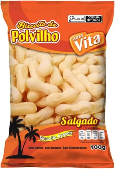 BISCOITO POLVILHO AMAVITA 100G