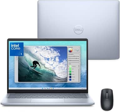 Notebook Dell Inspiron I14-I120U-M10M 14" FHD Intel® Core™ 5 120U 8GB 512GB SSD Windows 11 Prata Gelo Mouse WM118
