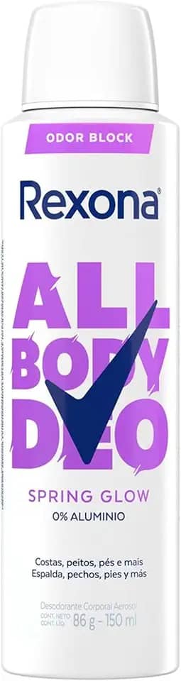 Rexona All Body, Desodorante Corporal Aerossol, Para o Corpo Todo, Spring 150ml
