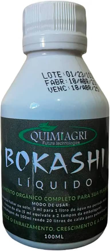Adubo Concentrado Bokashi 100ml - Fertilizante Organico