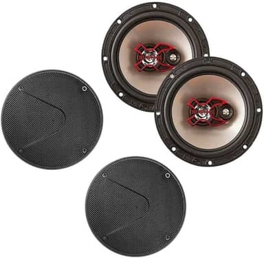 Par Auto Falante Triaxial Bravox 6 Polegadas B3x60x Com Tela