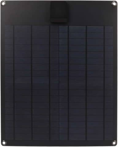 Painel Solar, Kit de Painel Solar 20W 5V 12V Painel Solar de Saída Dupla Painel Gerador de Energia Monocristalino Bateria R Kit Painéis Solares Com Quatro Ventosas para Trailer
