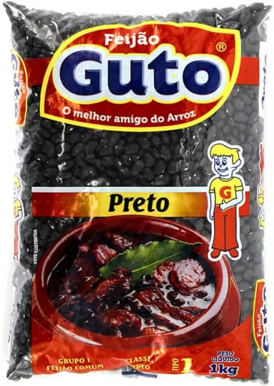 Feijão Preto Guto 1KG
