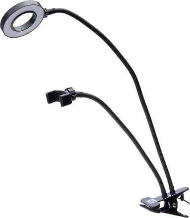 Greika, Iluminador uni Circular Ring Light Selfie com Suporte Smartphone para Lives