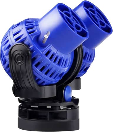Bomba Dupla de Circulação para Aquário Cabeça de Potência com Montagem Magnética Suction 8000L/H para Aquário de água Doce e Salgada, Ajustável a 360 (110V)
