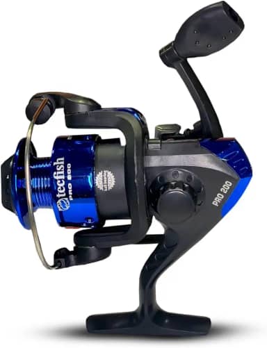 Molinete Pro 200 Pesca Rápido C/Rolamento Manivela Esq/dir