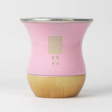 Cuia Chimarrão 200ml Rosa Black Erva