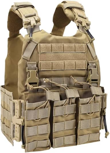 Colete tático de liberação rápida, colete tático para airsoft, colete Molle Airsoft para treinamento/airsoft