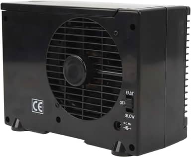 Fockety Mini Ar Condicionado, 2 Ar Condicionado Portátil Ajustável para Carro, Umidificador de Refrigerador de Ar Evaporativo DC12V, Ventilador de Refrigeração Pessoal Silenciosa para