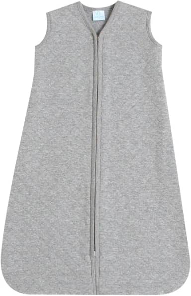 Saco de Dormir Cinza Mescla em Matelassê Cor:Cinza;Tamanho:M - 6 a 12 meses