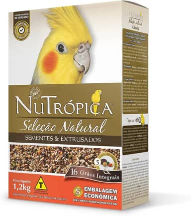 Ração Para Calopsita Seleção Natural Nutrópica 1,2kg