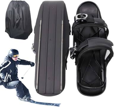 Sapatos de neve para homens, Raquetes de neve para mulheres | Patins de | Ferramentas leves de esqui antiderrapantes, acessório de esqui ajustável com bolsa de transporte, raquetes de neve compactas m