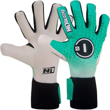 Luva Goleiro Profissional N1 Scorpius 2.0 Cor:Green, Tamanho:11
