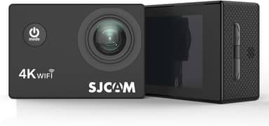 VEDO SJ~CAM C100 Plus Câmera de Ação 4K e 2K, Câmera de Ação de Polegar com Estabilização ElS, Resistente à Água até 30m, Bateria de 110 Minutos, Ideal para Esportes Aquáticos e Aéreos