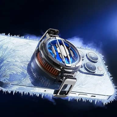 Ventilador magnético de resfriamento para celular, refrigerador de componente eletrônico, refrigerador portátil de baixo ruído, ventilador de resfriamento LCD, adequado para telefones celulares