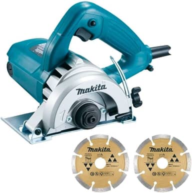 MAKITA SERRA MARMORE 110MM (4.3/8 POL) 1300W 220V COM 2 DISCOS 4100NH3ZX2
