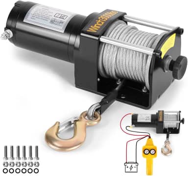 Guincho Eletrico, Guincho Coluna, Guincho Elétrico, 3000 Lb, Elétrica Guincho Guindaste, Kits de Guincho Elétrico, Para Guincho de Reboque Elétrico de Carro