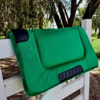 Manta Para Sela De Cavalo Baixeiro para Arreio Reforçado (Verde)