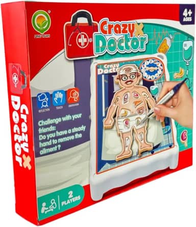 Jogo Educativo Doutor Maluco, Brinquedo de Anatomia Humana, 4+ Anos