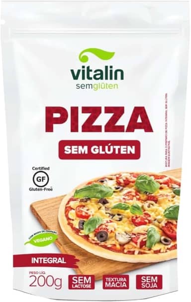 Vitalin Mistura Para Pizza Integral Sem Glúten 200G
